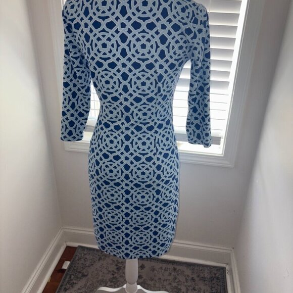 J. McLaughlin Lola Catalina Dress - Sky Blue Royal Blue size XS - Picture 11 of 11